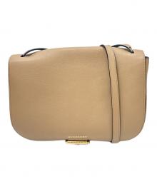 BURBERRY（バーバリー）の古着「シンプルデザイン ショルダーバッグ」｜ベージュ