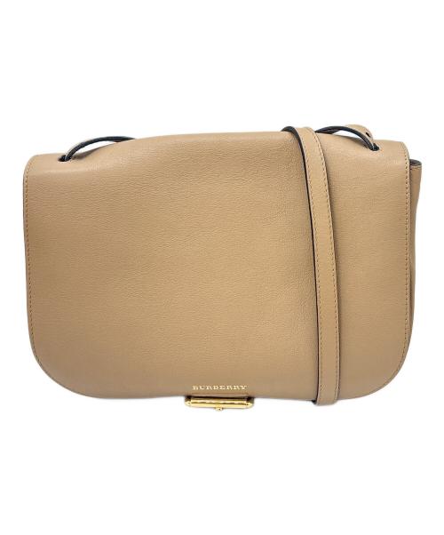 BURBERRY（バーバリー）BURBERRY (バーバリー) シンプルデザイン ショルダーバッグ ベージュの古着・服飾アイテム