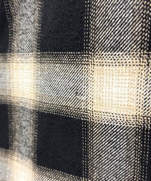 WIND AND SEA（ウィンダンシー）WIND AND SEA (ウィンダンシー) チェックシャツ ブラック×ベージュ サイズ:XLの古着・服飾アイテム