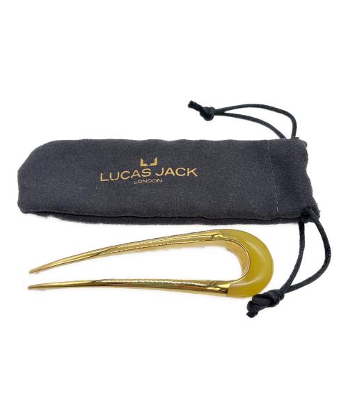 LUCAS JACK（ルーカスジャック）LUCAS JACK (ルーカスジャック) COMPLEX BIZ (コンプレックス ビズ) ラウンドスティック イエロー×ゴールドの古着・服飾アイテム