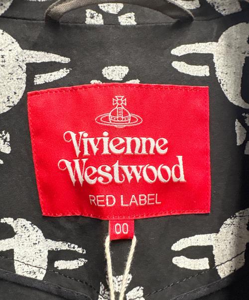 Vivienne Westwood RED LABEL（ヴィヴィアンウエストウッドレッドレーベル）Vivienne Westwood RED LABEL (ヴィヴィアンウエストウッドレッドレーベル) 総柄ショートコート ブラック サイズ:Mの古着・服飾アイテム