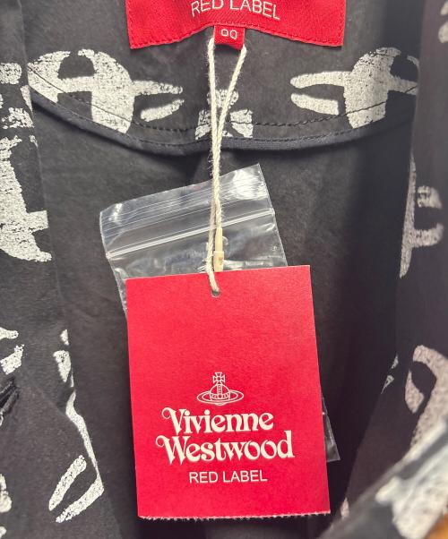 Vivienne Westwood RED LABEL（ヴィヴィアンウエストウッドレッドレーベル）Vivienne Westwood RED LABEL (ヴィヴィアンウエストウッドレッドレーベル) 総柄ショートコート ブラック サイズ:Mの古着・服飾アイテム
