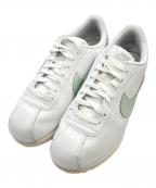 NIKEナイキ）の古着「スニーカー/CORTEZ」｜ホワイト×ライトグリーン