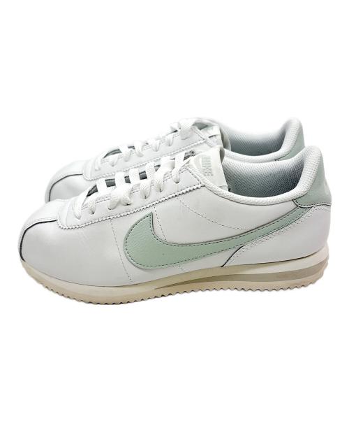 NIKE（ナイキ）NIKE (ナイキ) スニーカー/CORTEZ ホワイト×ライトグリーン サイズ:US 7.5の古着・服飾アイテム