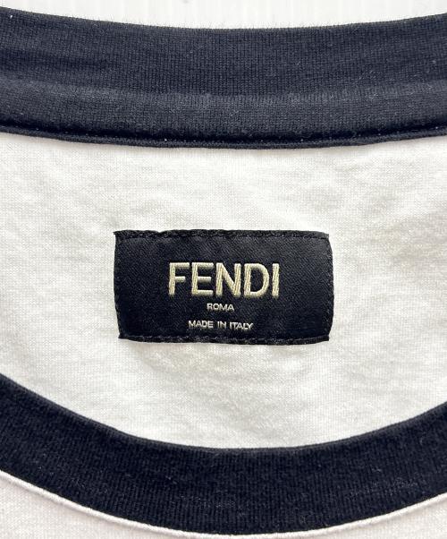 FENDI（フェンディ）FENDI (フェンディ) カットソー / カリフォルニアスカイフラワー ホワイト サイズ:XSの古着・服飾アイテム