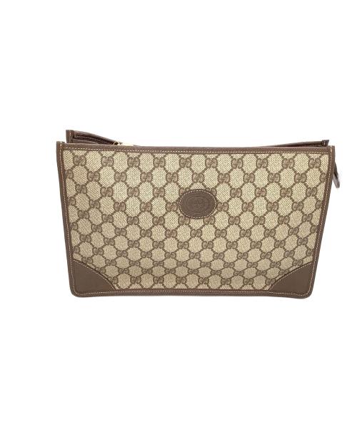 GUCCI（グッチ）GUCCI (グッチ) セカンドバッグ ブラウンの古着・服飾アイテム