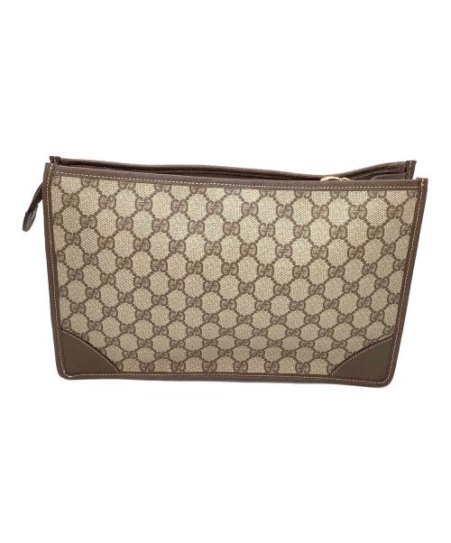 GUCCI（グッチ）GUCCI (グッチ) セカンドバッグ ブラウンの古着・服飾アイテム