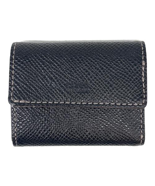 TAKEO KIKUCHI（タケオキクチ）TAKEO KIKUCHI (タケオキクチ) 3つ折り財布 ブラックの古着・服飾アイテム