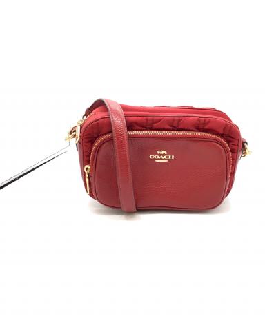 中古・古着通販】COACH (コーチ) ショルダーバッグ レッド｜ブランド 