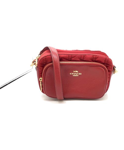 COACH（コーチ）COACH (コーチ) ショルダーバッグ レッドの古着・服飾アイテム