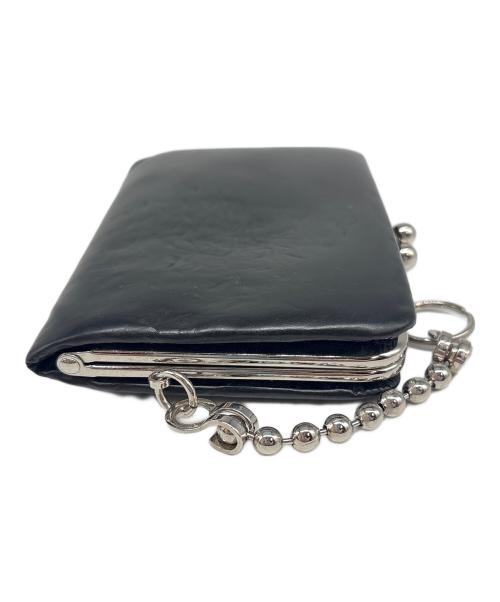 NUMBER (N)INE（ナンバーナイン）NUMBER (N)INE (ナンバーナイン) がま口財布 ブラックの古着・服飾アイテム