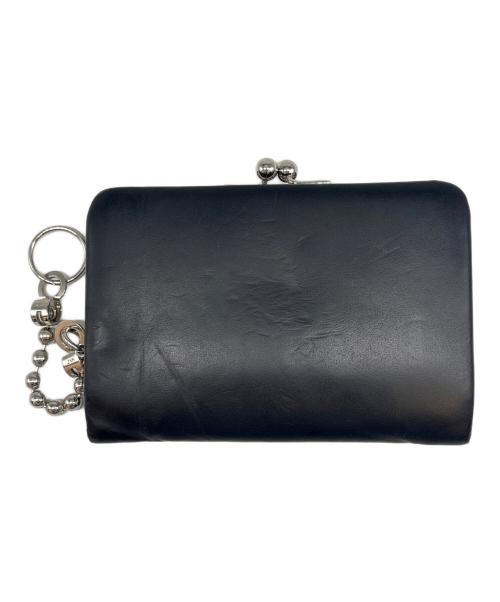 NUMBER (N)INE（ナンバーナイン）NUMBER (N)INE (ナンバーナイン) がま口財布 ブラックの古着・服飾アイテム