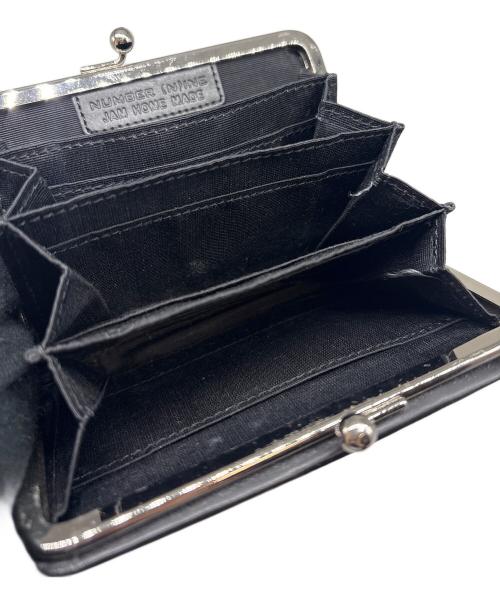 NUMBER (N)INE（ナンバーナイン）NUMBER (N)INE (ナンバーナイン) がま口財布 ブラックの古着・服飾アイテム