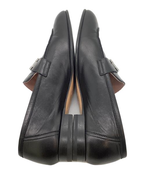 HERMES（エルメス）HERMES (エルメス) ローファー/モカシンパリ ブラック サイズ:39の古着・服飾アイテム