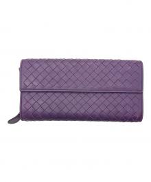 BOTTEGA VENETA（ボッテガベネタ）の古着「長財布」｜パープル