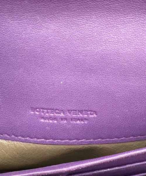 BOTTEGA VENETA（ボッテガベネタ）BOTTEGA VENETA (ボッテガベネタ) 長財布 パープルの古着・服飾アイテム