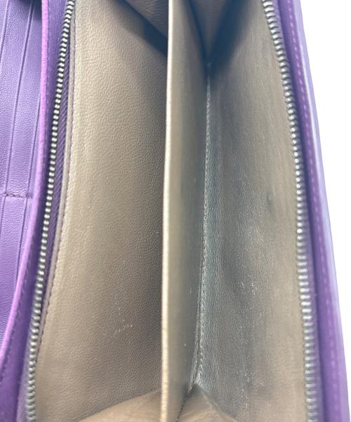 BOTTEGA VENETA（ボッテガベネタ）BOTTEGA VENETA (ボッテガベネタ) 長財布 パープルの古着・服飾アイテム