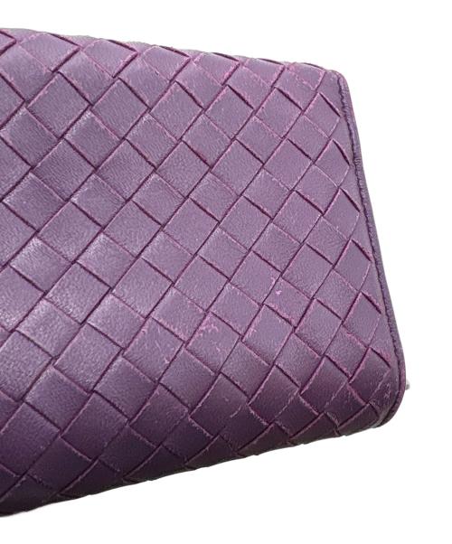 BOTTEGA VENETA（ボッテガベネタ）BOTTEGA VENETA (ボッテガベネタ) 長財布 パープルの古着・服飾アイテム