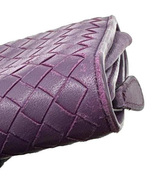 BOTTEGA VENETA（ボッテガベネタ）BOTTEGA VENETA (ボッテガベネタ) 長財布 パープルの古着・服飾アイテム