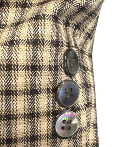 allureville（アルアバイル）allureville (アルアバイル) ダブルジャケット ブラウン サイズ:Sの古着・服飾アイテム