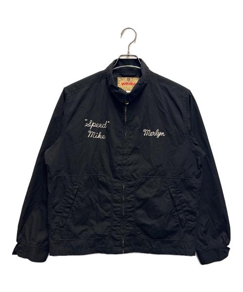 SUGAR CANE（シュガーケーン）SUGAR CANE (シュガーケーン) COTTON SPORTS JACKET ブラック サイズ:SIZE 38の古着・服飾アイテム