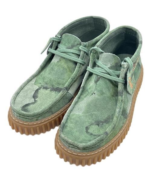 CLARKS（クラークス）CLARKS (クラークス) ワラビーブーツ グリーン サイズ:US 10の古着・服飾アイテム