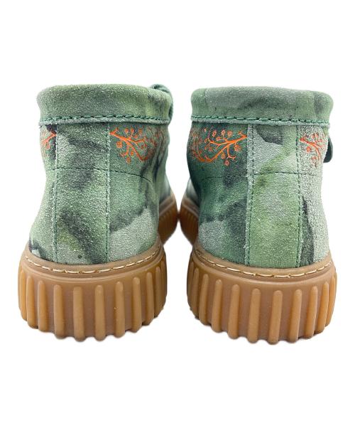 CLARKS（クラークス）CLARKS (クラークス) ワラビーブーツ グリーン サイズ:US 10の古着・服飾アイテム