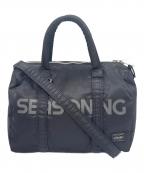 PORTER×SEASONINGポーター×シーズニング）の古着「ミニボストンバッグ」｜ブラック