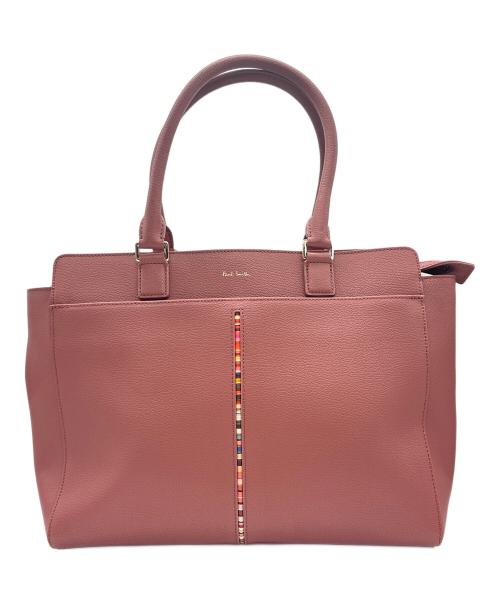 PAUL SMITH（ポールスミス）PAUL SMITH (ポールスミス) トートバッグ ピンクの古着・服飾アイテム