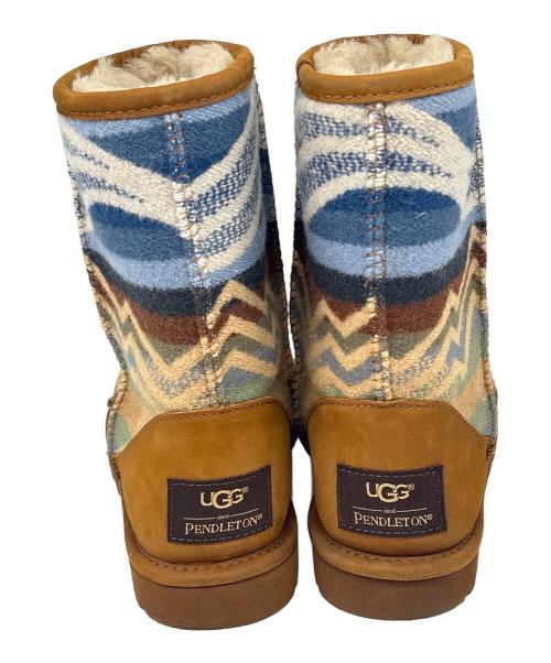 UGG（アグ）UGG (アグ) PENDLETON (ペンドルトン) ムートンブーツ ブラウン サイズ:USA 6の古着・服飾アイテム