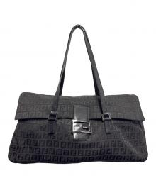FENDI（フェンディ）の古着「ハンドバッグ / ズッカ」｜ブラック