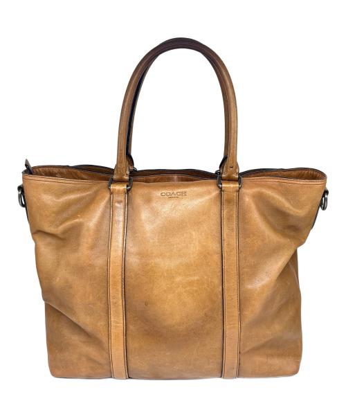COACH（コーチ）COACH (コーチ) メトロポリタントートバッグ ブラウンの古着・服飾アイテム