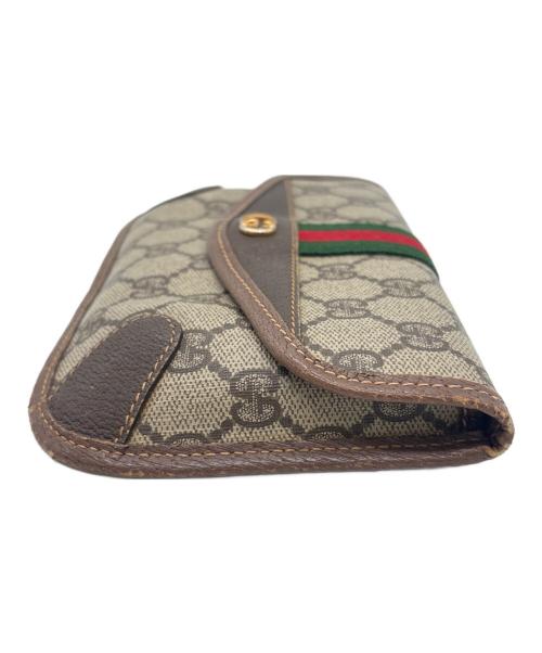 GUCCI（グッチ）GUCCI (グッチ) マルチポーチ ブラウンの古着・服飾アイテム