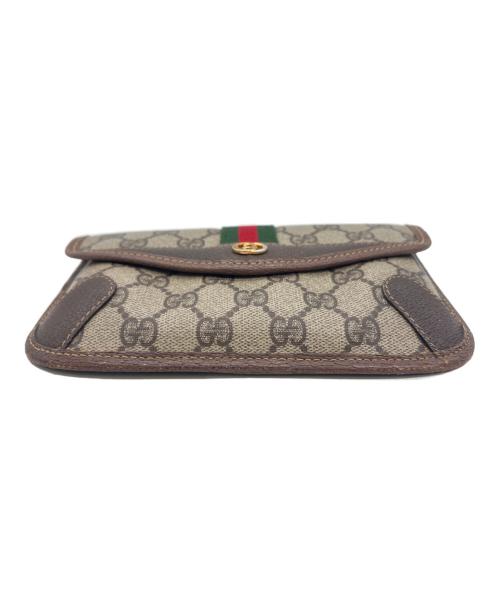 GUCCI（グッチ）GUCCI (グッチ) マルチポーチ ブラウンの古着・服飾アイテム