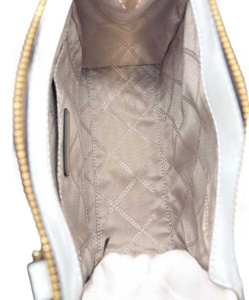 MICHAEL KORS（マイケル・コース）MICHAEL KORS (マイケルコース) ミニハンドバッグ ブラック×ホワイトの古着・服飾アイテム