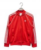 adidasアディダス）の古着「スーパースター トラックトップ」｜レッド
