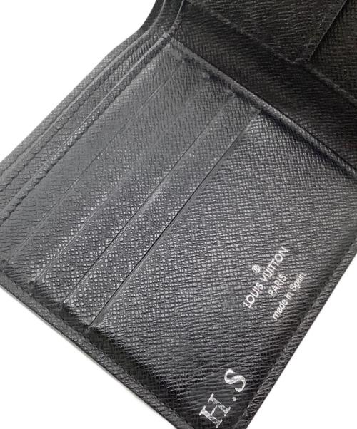LOUIS VUITTON（ルイ ヴィトン）LOUIS VUITTON (ルイ ヴィトン) 2つ折り財布 / ダミエ・グラフィ ト	ポルトフォイユ・マルコ ブラックの古着・服飾アイテム
