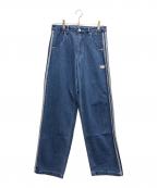 adidasアディダス）の古着「デニムパンツ」｜ブルー