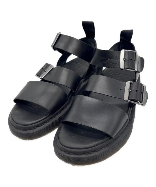 Dr.Martens（ドクターマーチン）Dr.Martens (ドクターマーチン) ストラップサンダル ブラック サイズ:UK4の古着・服飾アイテム