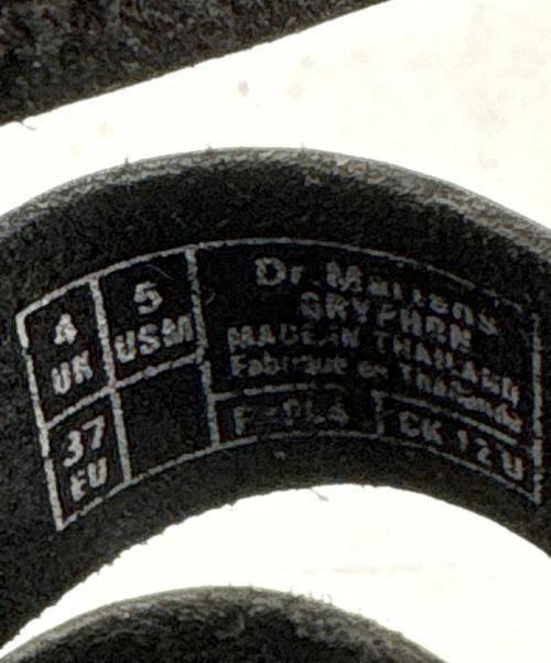 Dr.Martens（ドクターマーチン）Dr.Martens (ドクターマーチン) ストラップサンダル ブラック サイズ:UK4の古着・服飾アイテム