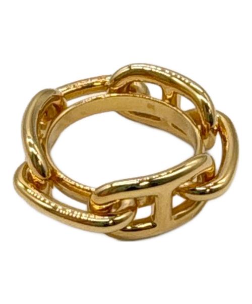 HERMES（エルメス）HERMES (エルメス) シェーヌダンクルスカーフリング ゴールドの古着・服飾アイテム