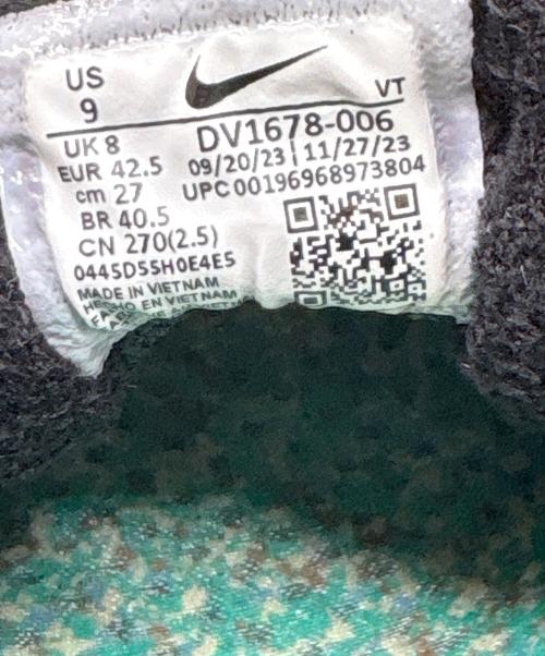 NIKE（ナイキ）NIKE (ナイキ) エアヴェイパーマックス2023フライニット ブラック サイズ:US 9の古着・服飾アイテム