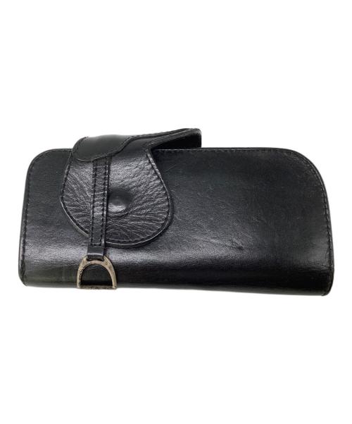 ISAMU KATAYAMA BACKLASH（イサムカタヤマ・バックラッシュ）ISAMU KATAYAMA BACKLASH (イサムカタヤマ・バックラッシュ) 長財布 ブラックの古着・服飾アイテム