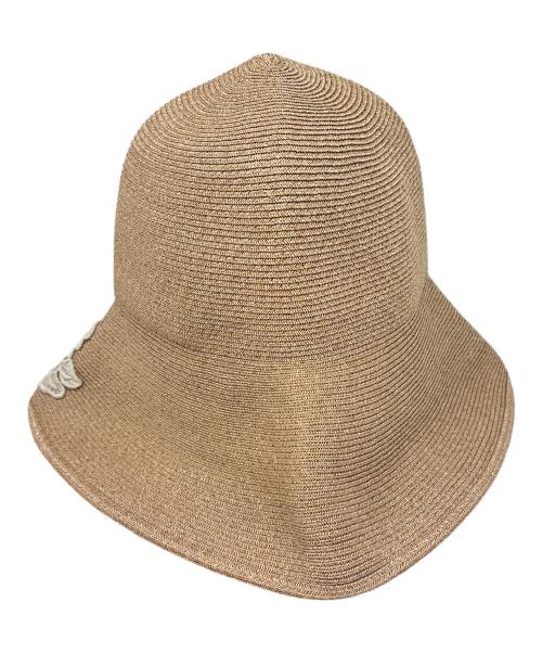 Athena NEW YORK（アシーナニューヨーク）Athena NEW YORK (アシーナニューヨーク) ストローハット ベージュの古着・服飾アイテム