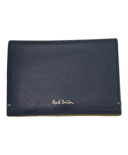 PAUL SMITH（ポールスミス）PAUL SMITH (ポールスミス) カードケース ネイビーの古着・服飾アイテム