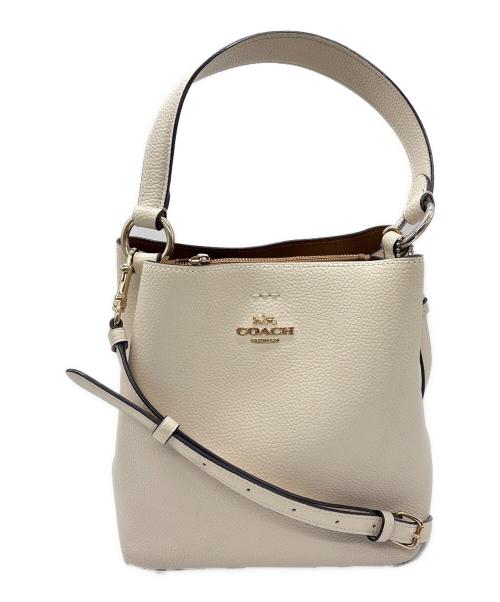 COACH（コーチ）COACH (コーチ) 2WAYショルダーバッグ ベージュの古着・服飾アイテム