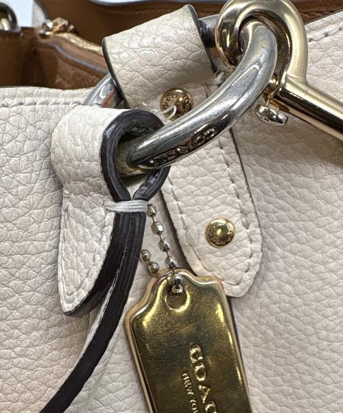 COACH（コーチ）COACH (コーチ) 2WAYショルダーバッグ ベージュの古着・服飾アイテム