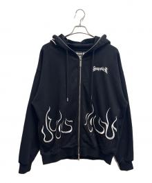 SUPPLIER（サプライヤー）の古着「ジップパーカー」｜ブラック