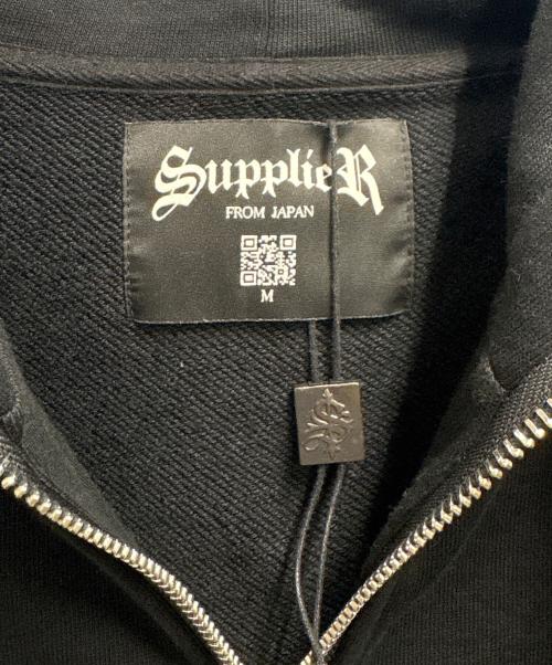 SUPPLIER（サプライヤー）SUPPLIER (サプライヤー) ジップパーカー ブラック サイズ:Mの古着・服飾アイテム