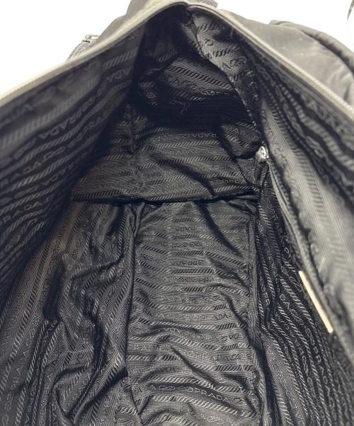 PRADA（プラダ）PRADA (プラダ) ナイロンショルダーバッグ ブラックの古着・服飾アイテム
